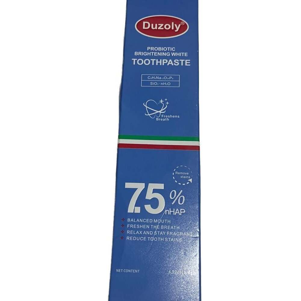 Probiotic Brightening White Toothpaste with 7.5% nHAP